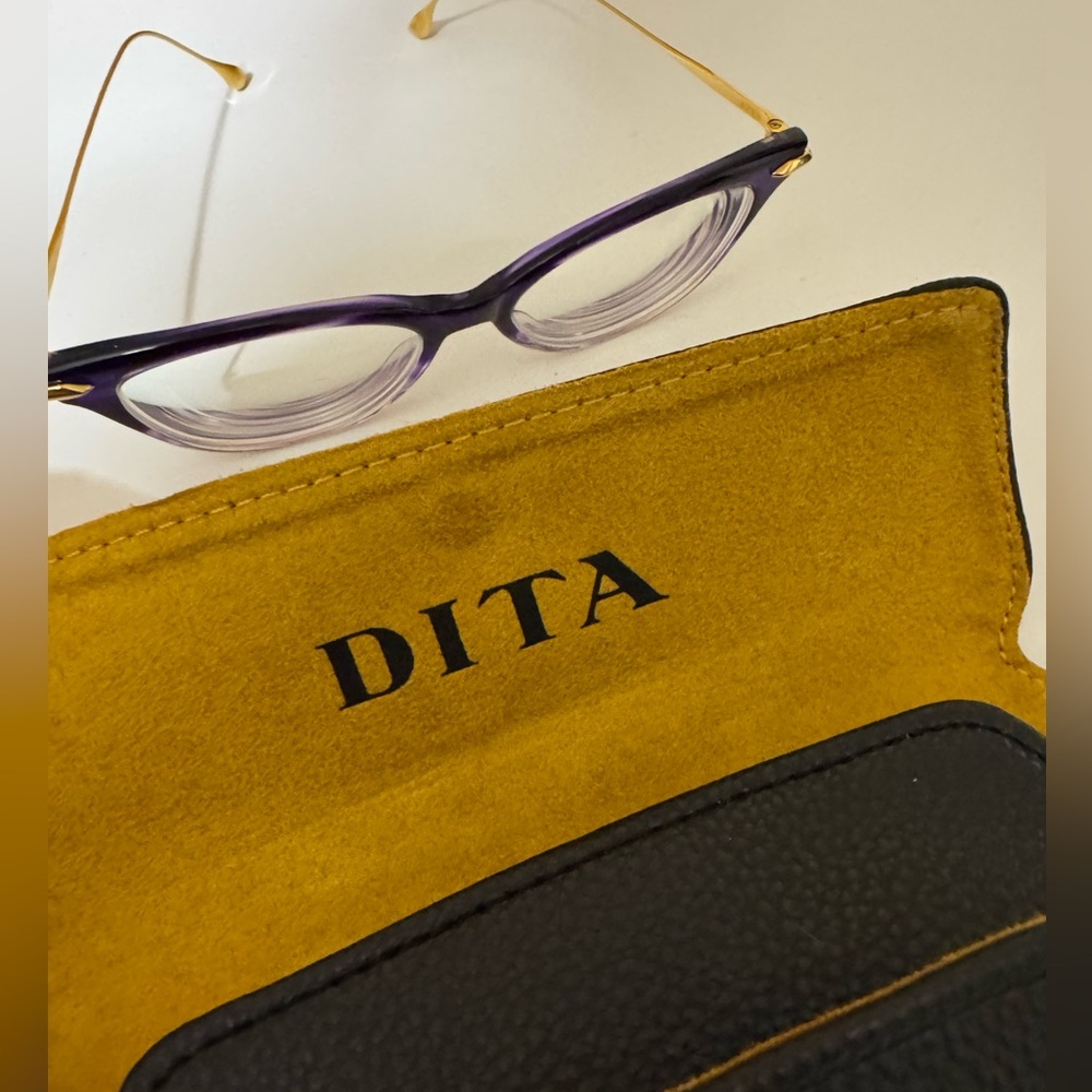 DITA Women's Frames in Purple and Gold - Picture 3 of 6